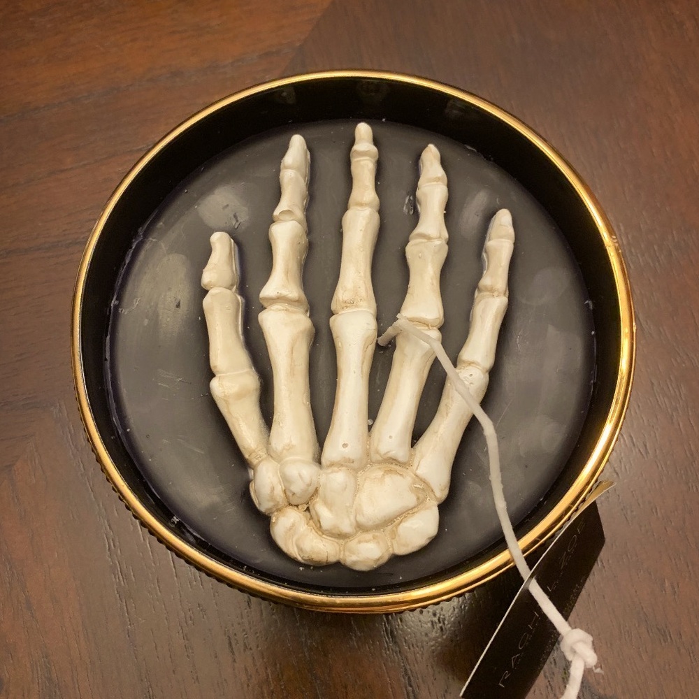 Skeleton Hand Candle